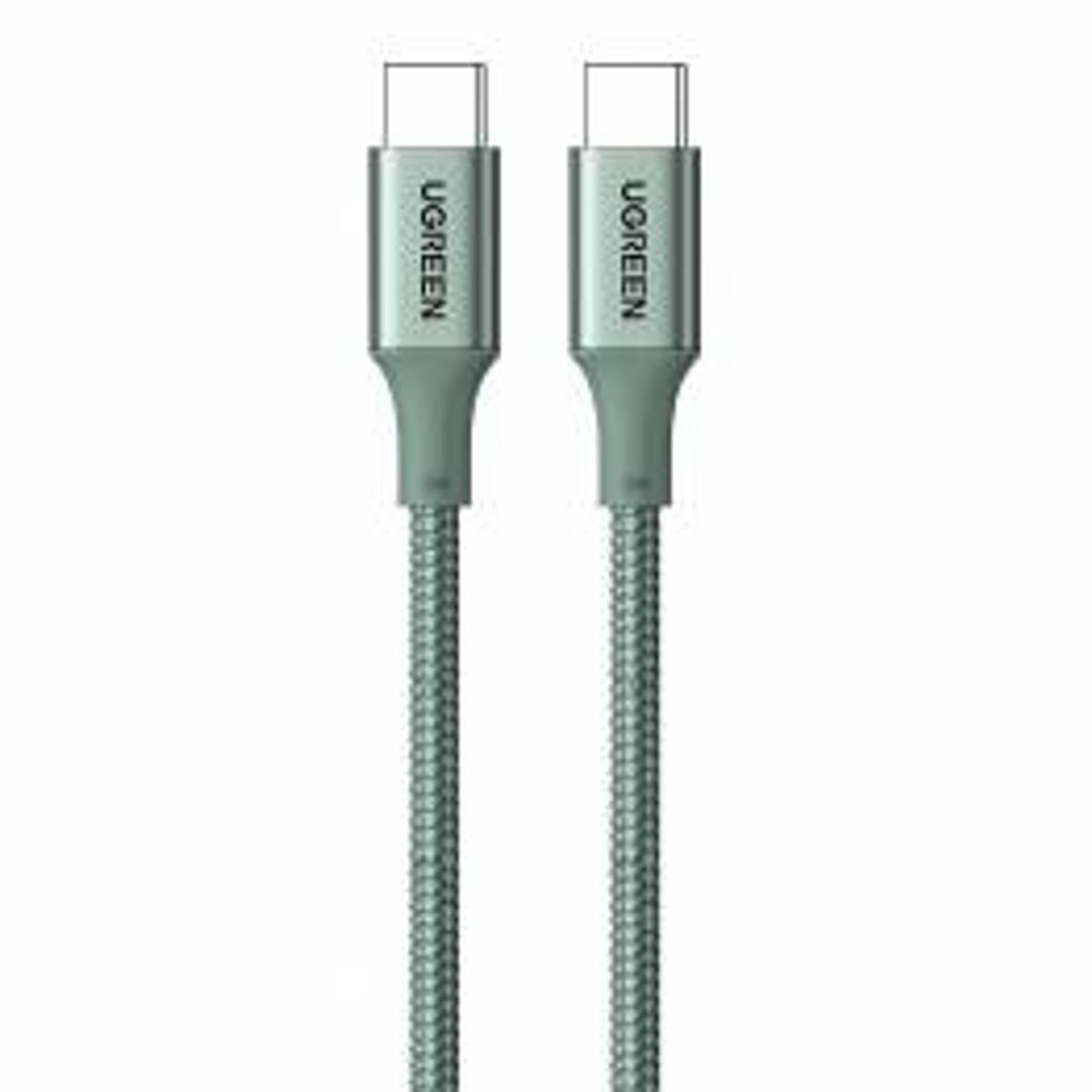 Ugreen hårdført USB-C opladningskabel - 1m - 100W PD - Grøn