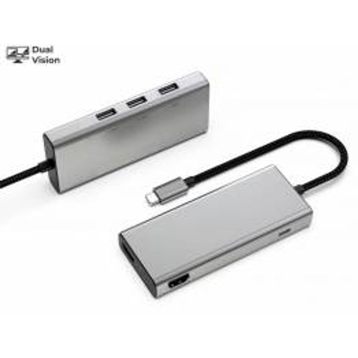 6-i-1 USB-C DualVision til 2 x HDMI ekstern skærm på M1/M2/M3 MacBook