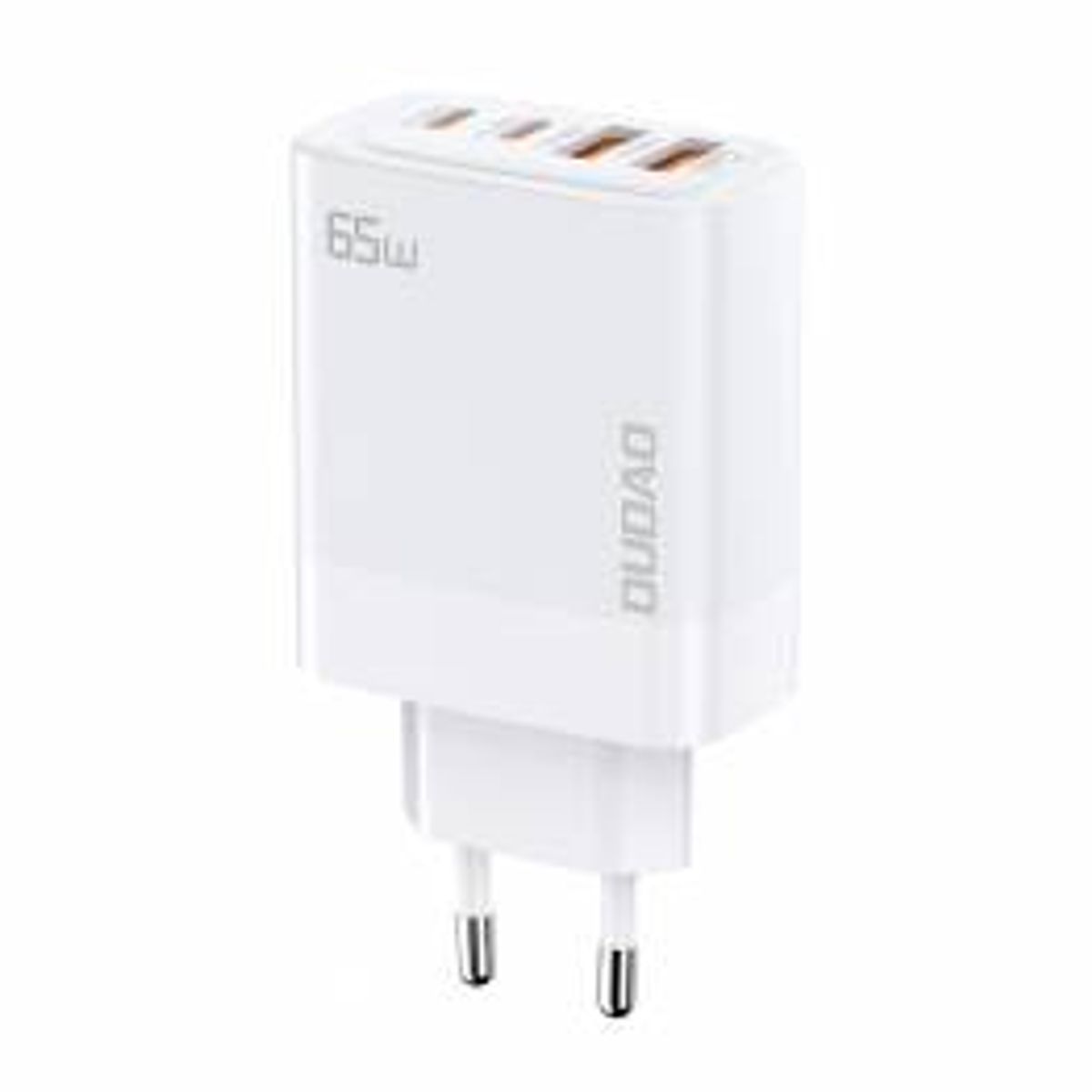 Dudao 65W GaN 4-ports PD oplader - 2x USB-C / 2x USB - Hvid