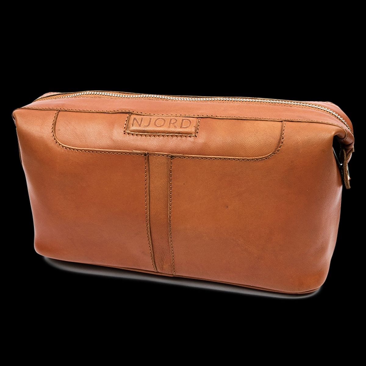 Njord Toilet Bag Kalveskind Cognac