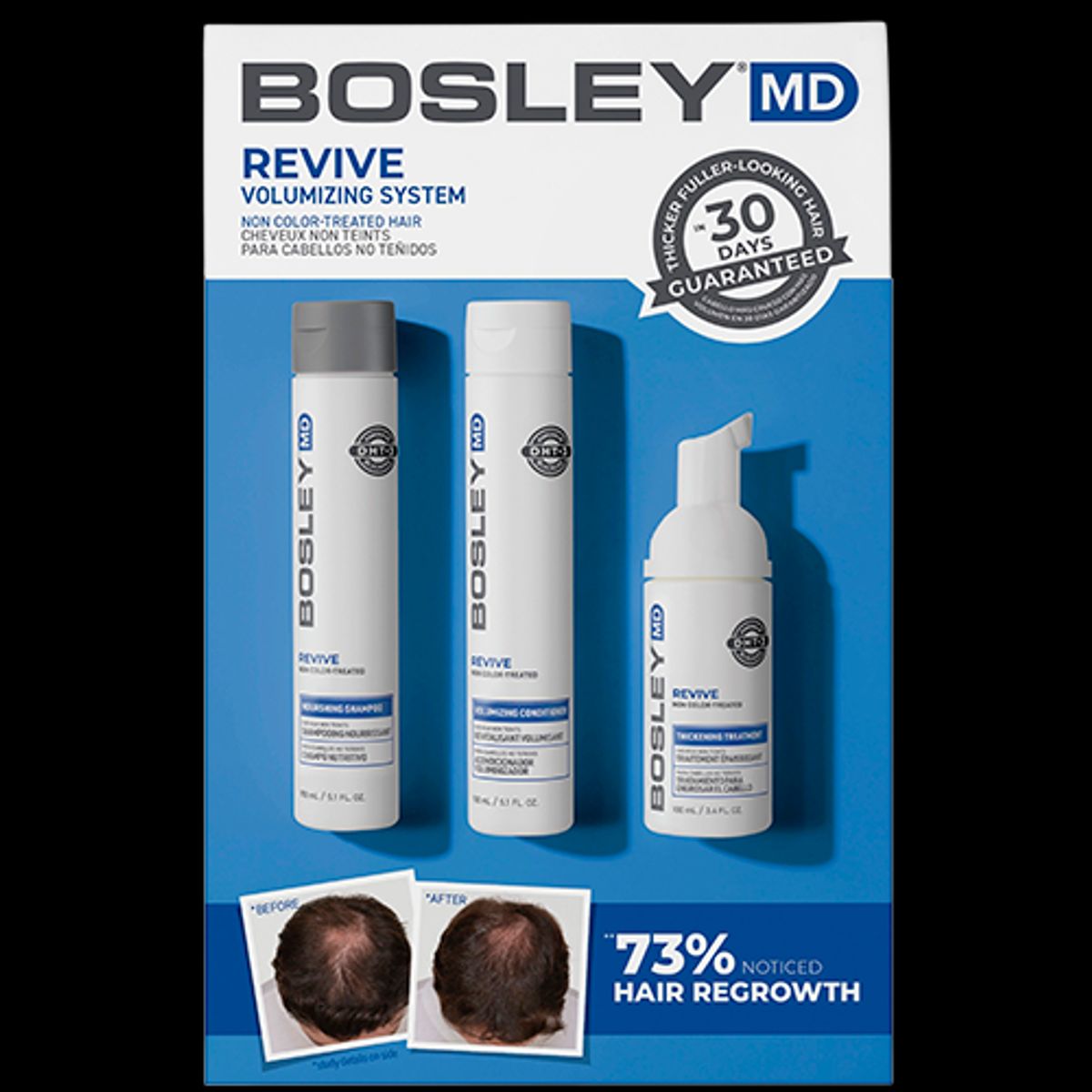 Bosley BOSRevive Starter Pack For Non Color Treated Hair (1 sæt)