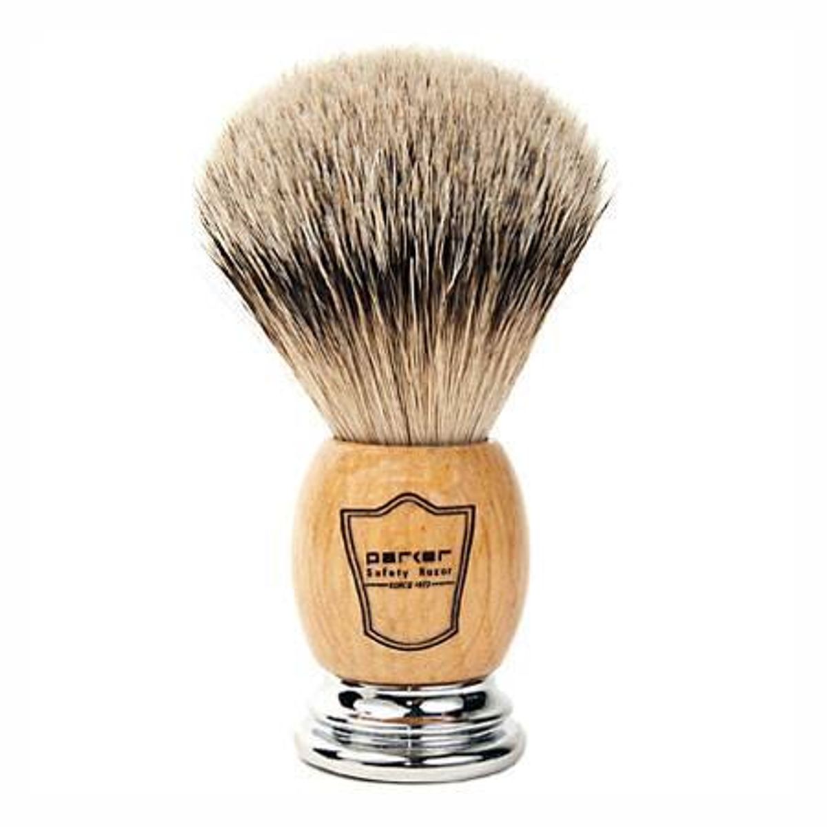 Parker OWST Oliventræ Barberkost (Silvertip Badger)