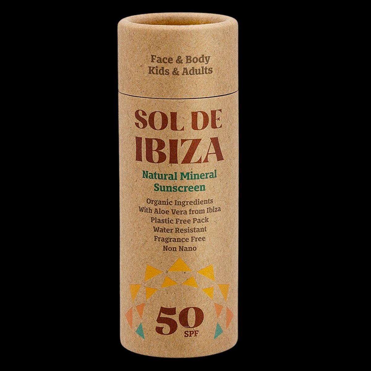 Sol De Ibiza Face & Body Plastic Free Stick SPF50 (45 g)