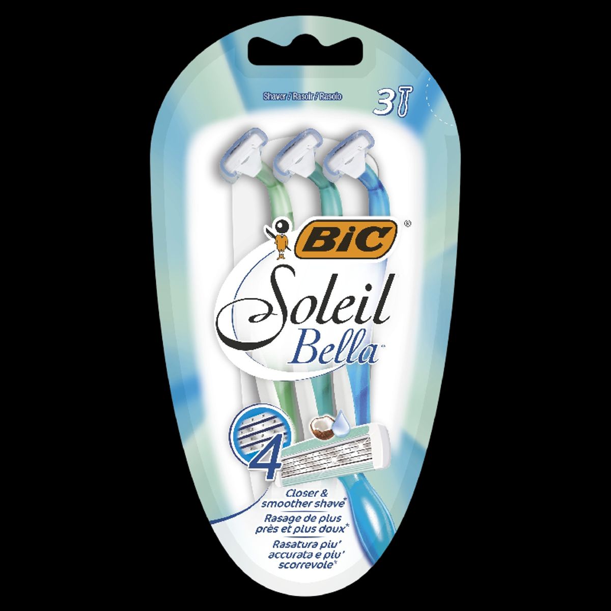 BIC Soleil Bella Skraber (3 stk)