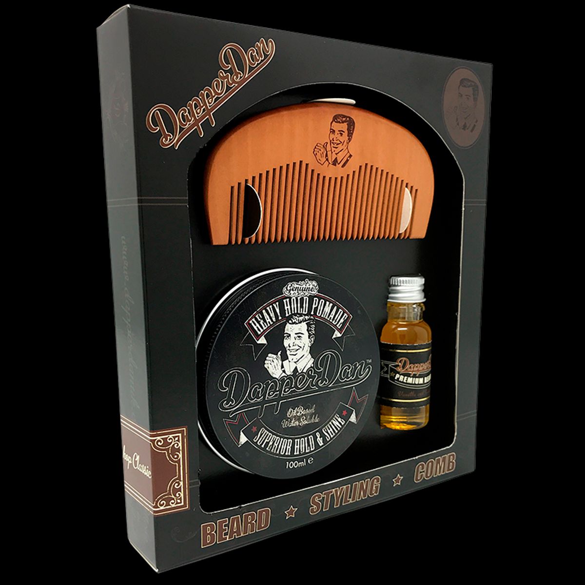 Dapper Dan Hair & Beard Heavy Hold Pomade Gaveæske