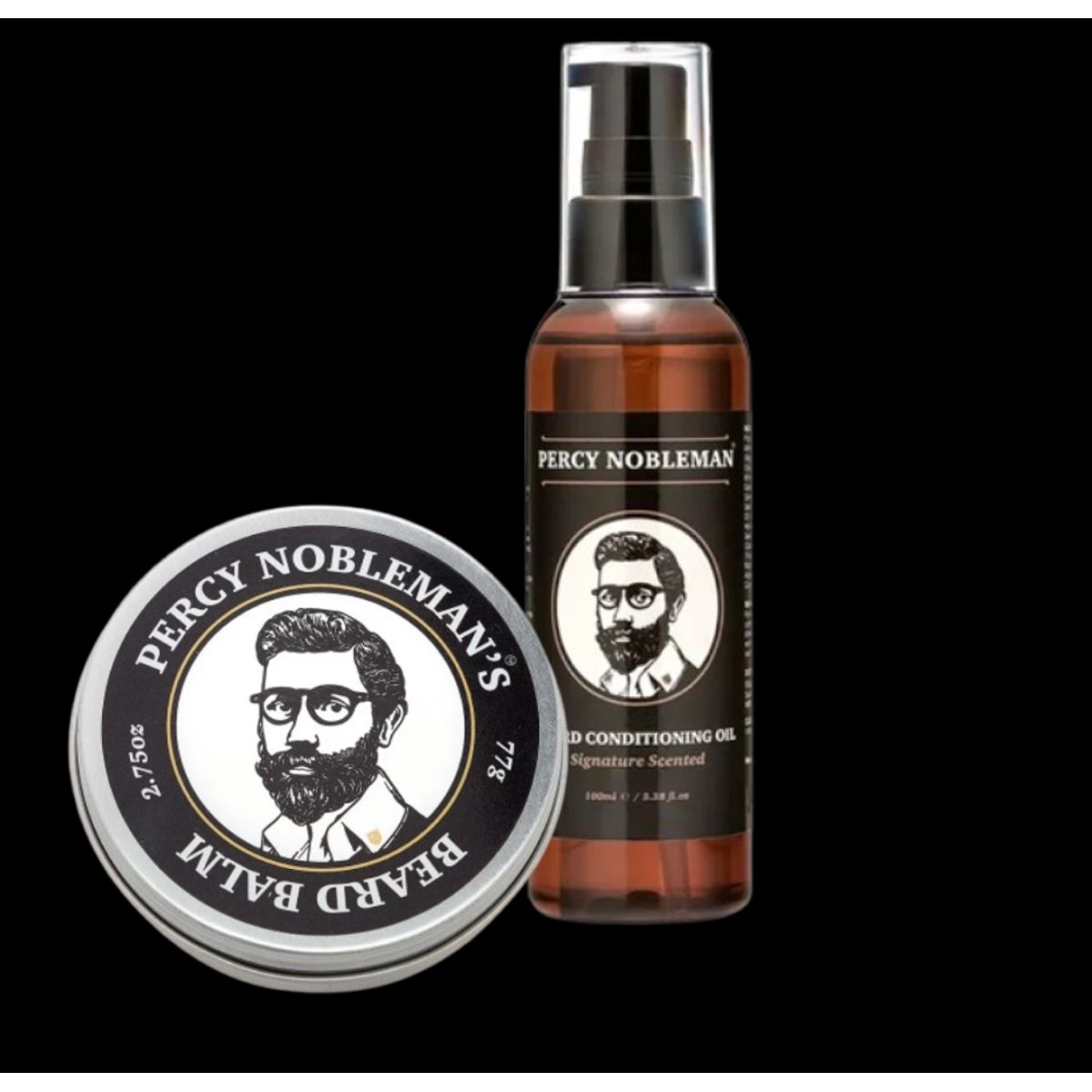 Percy Nobleman Beard Balm & Oil Duo