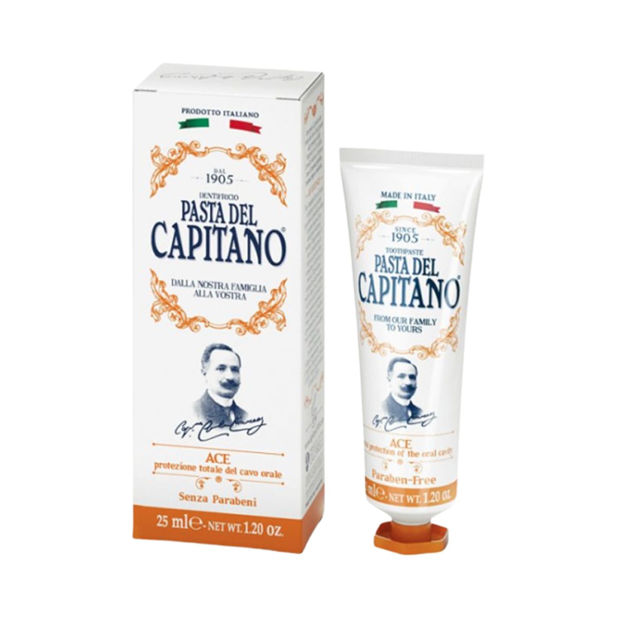 Pasta del Capitano 1905 ACE Travel Size Tandpasta (25 ml)