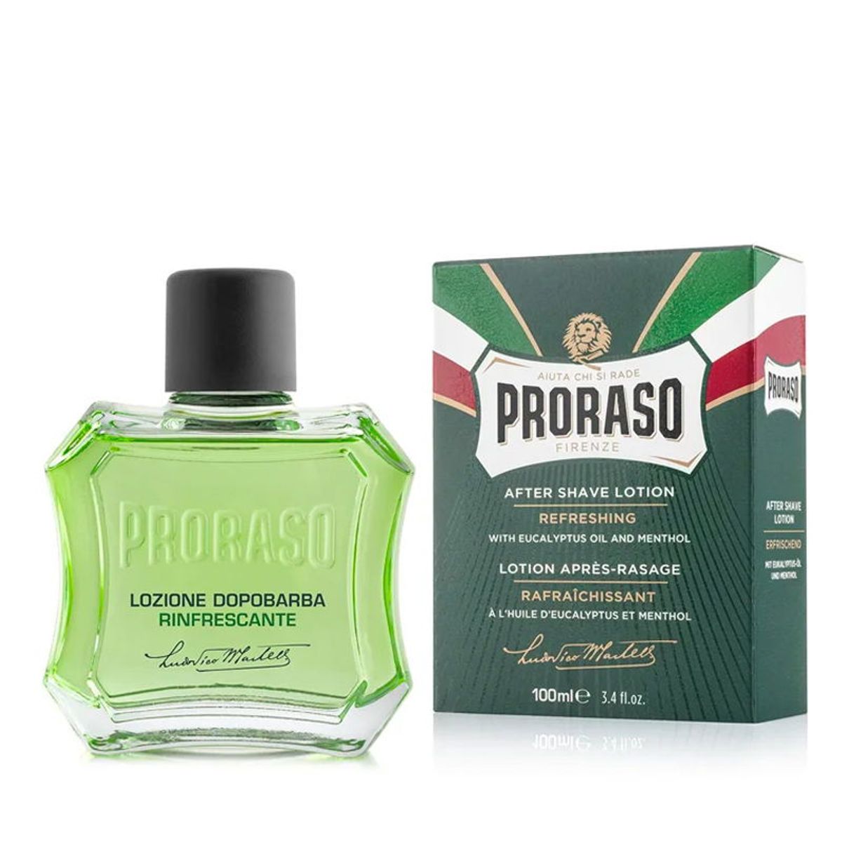 Proraso Aftershave Splash - Eucalyptus Oile & Menthol (100 ml)