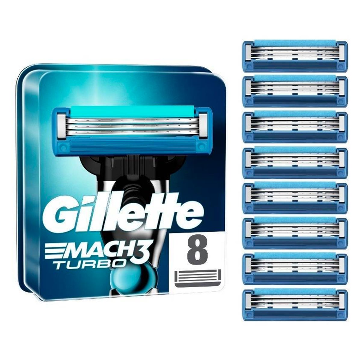 Gillette MACH3 Barberblade (8-pak)