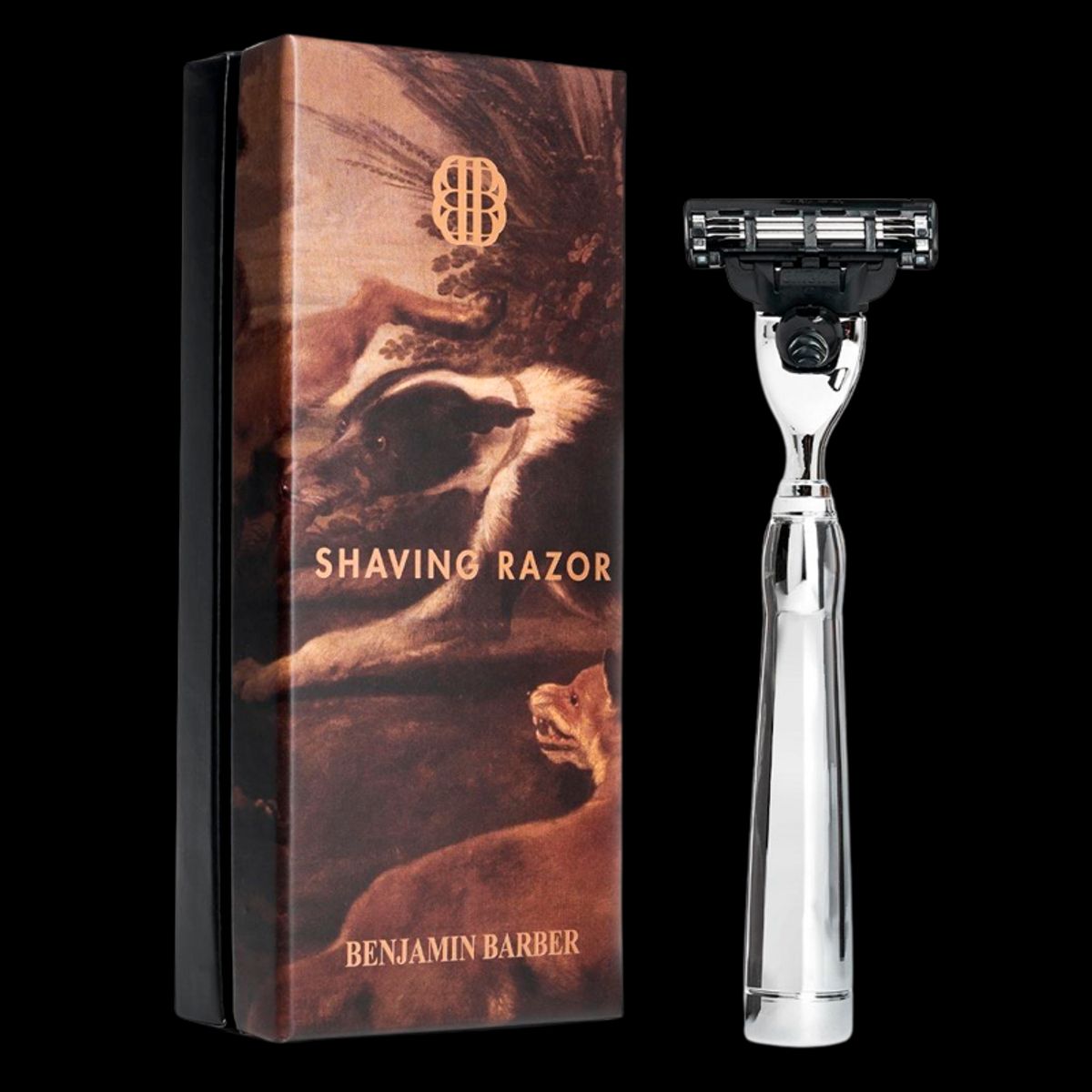 Benjamin Barber Classic Shaving Razor Mach3 Chrome (1 stk)