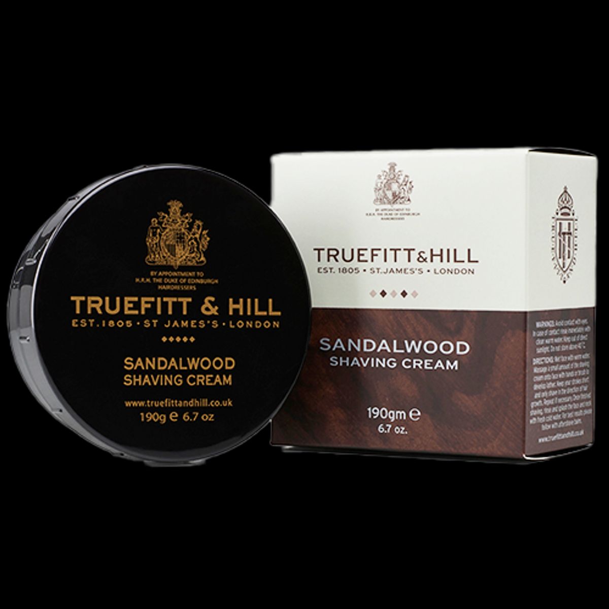 Truefitt & Hill Sandalwood Shave Cream Bowl (190 g)