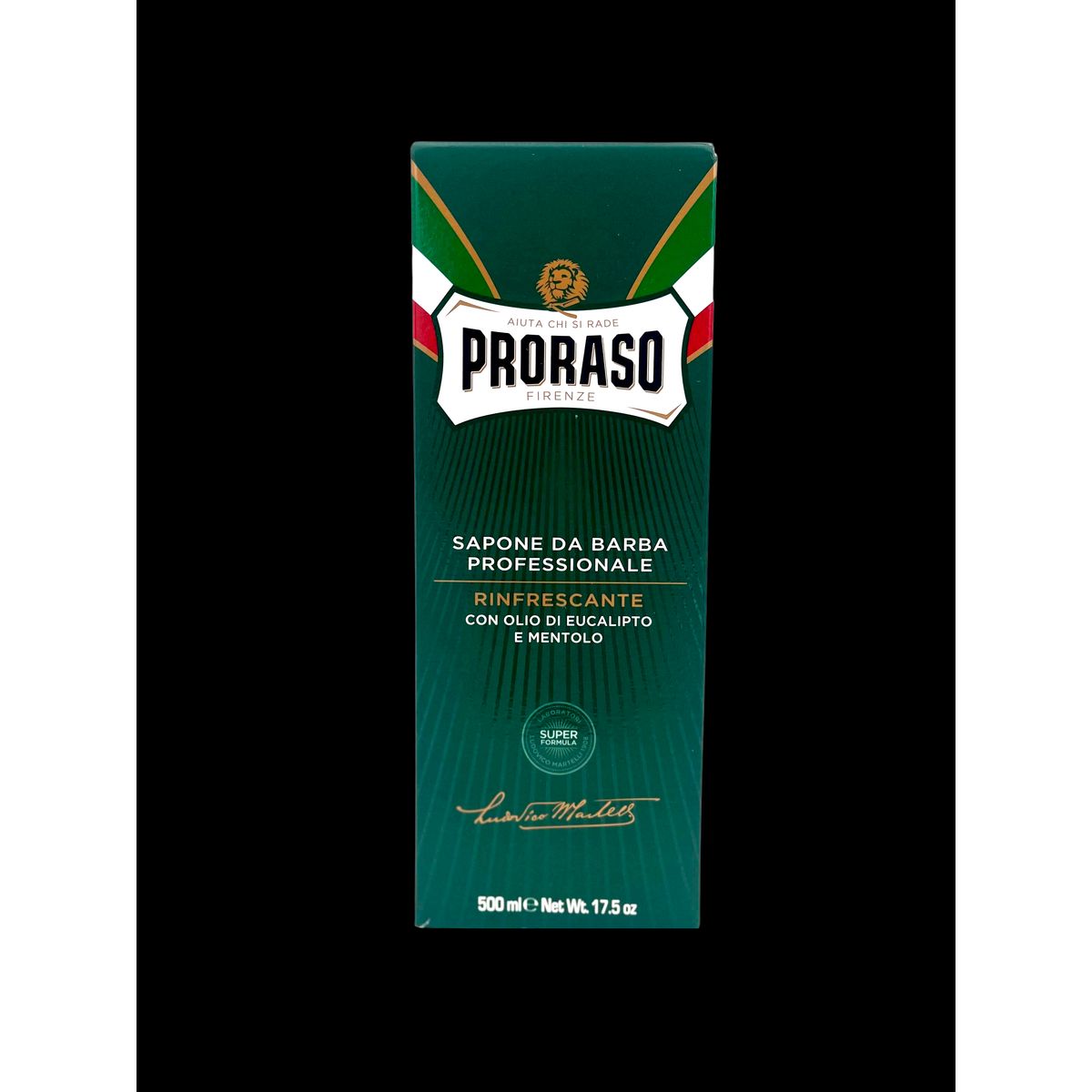 Proraso Barbercreme - Eucalyptus og Menthol (500 ml)