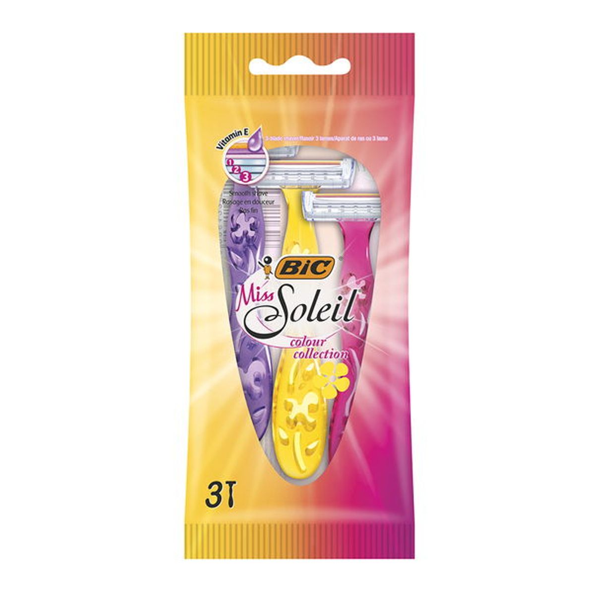 BIC MISS Soleil Special Edition Engangsskrabere (3 Stk)