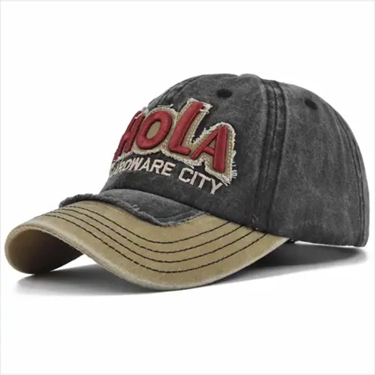 Bhola cap i retro look og canvas