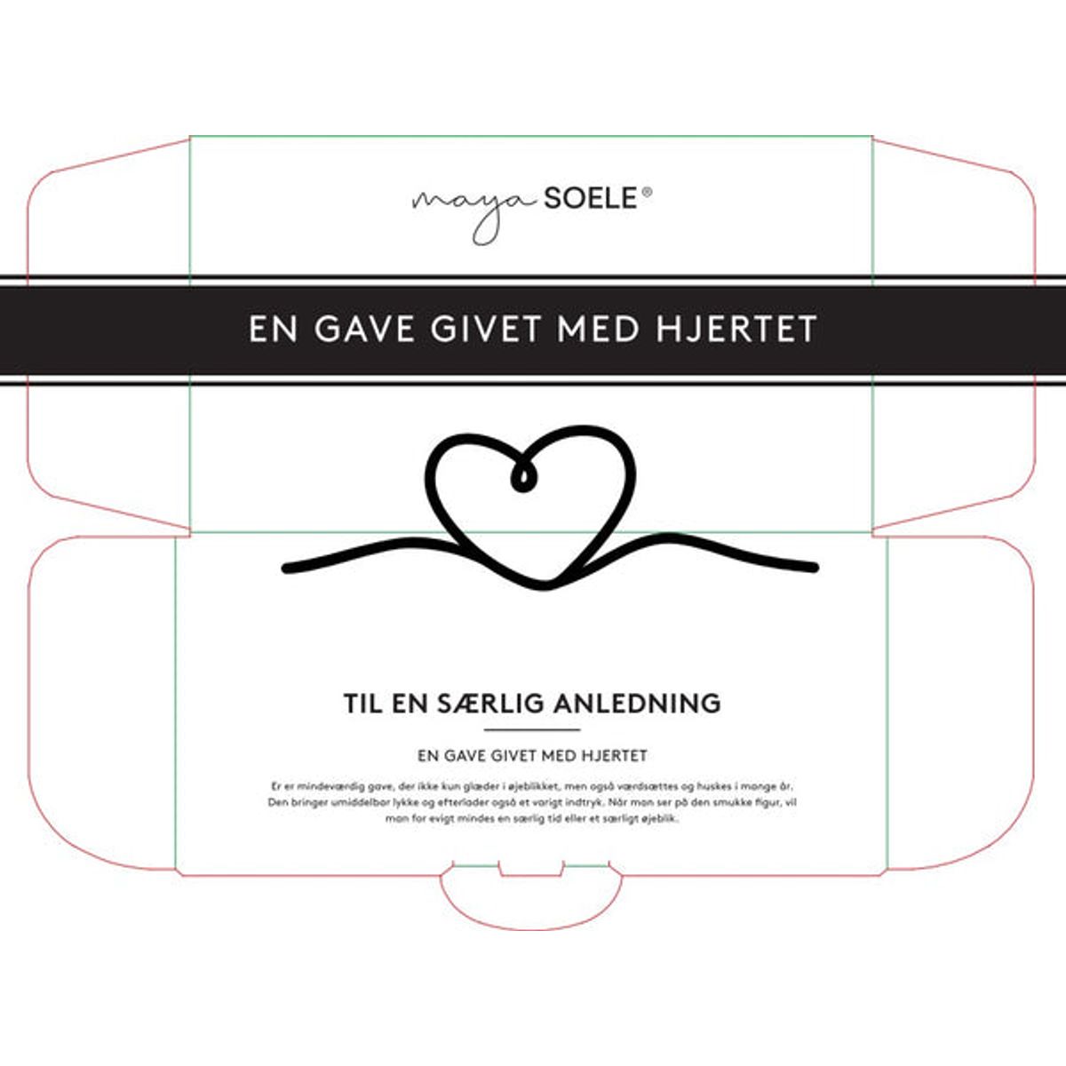 Neutral gaveæske - "En gave givet med hjertet"