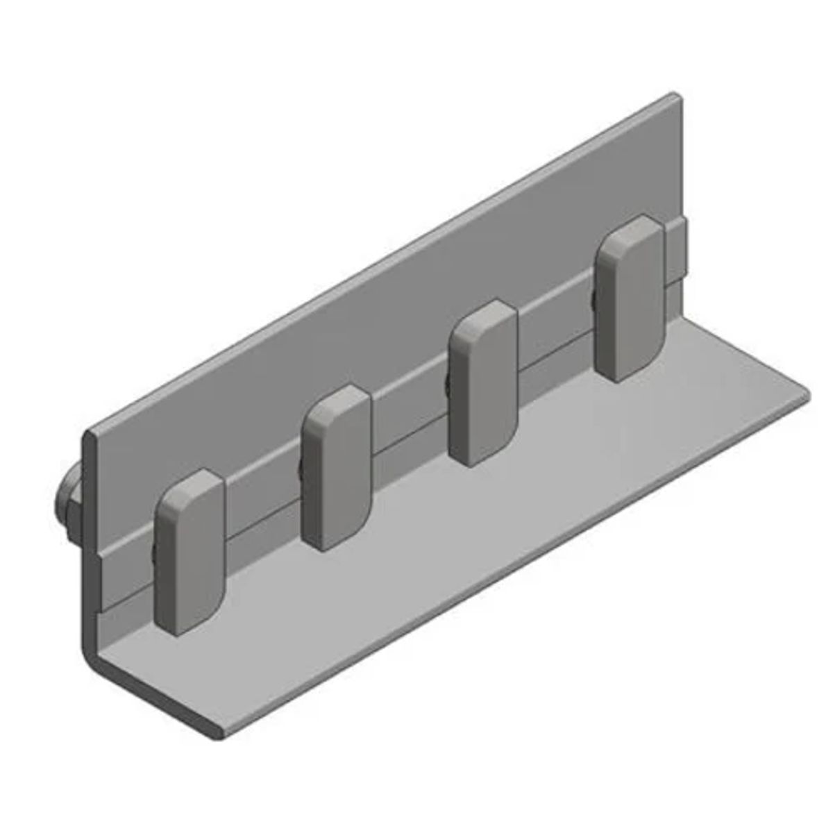 Aluminium koblingsstykke til for side++ profil