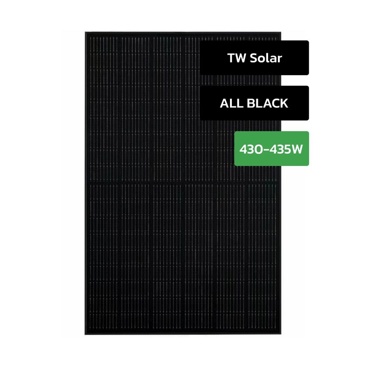 430-435W TW Solar Solcellepanel N-type