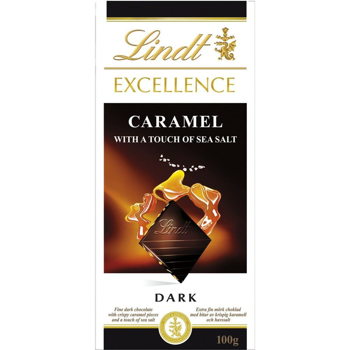 Lindt - Karamel & Havsalt (100g)