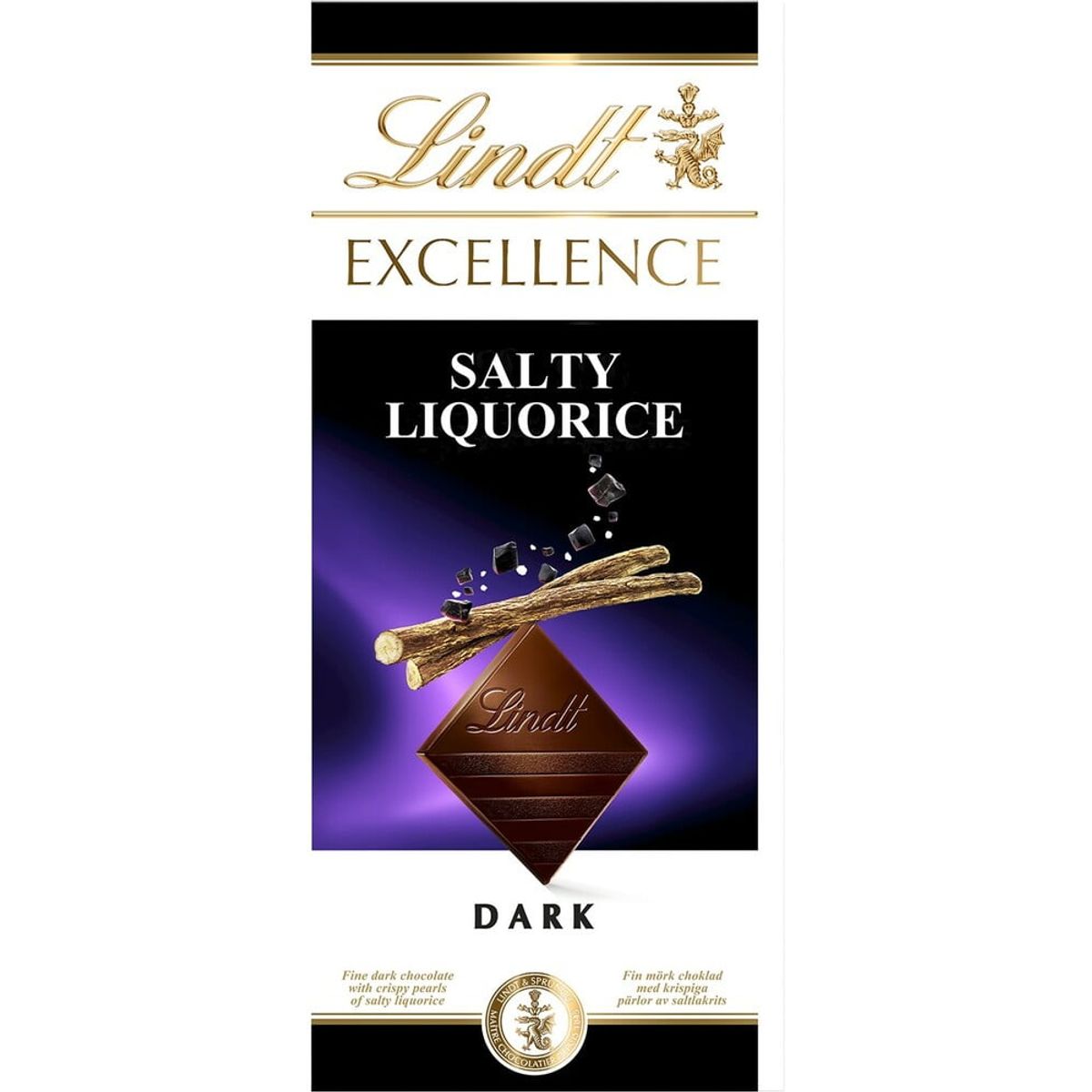 Lindt - Saltlakrids (100g)