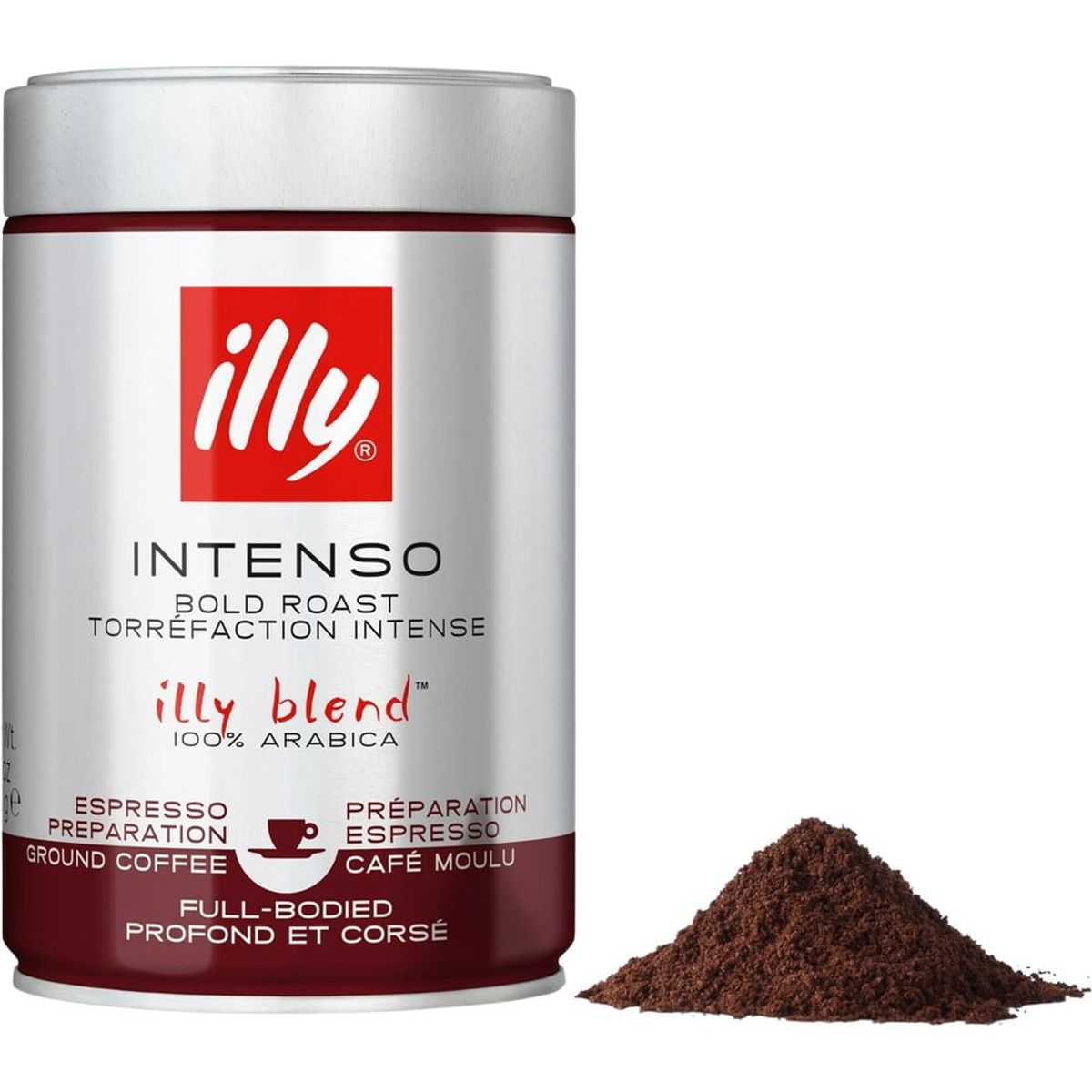 Illy - Intenso, malet (250g) - Kaffebønner