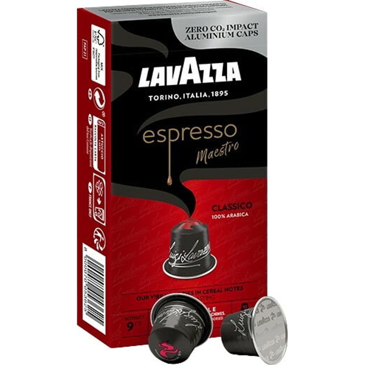 Lavazza - Maestro Classico (10 stk) - Kapsler til Nespresso