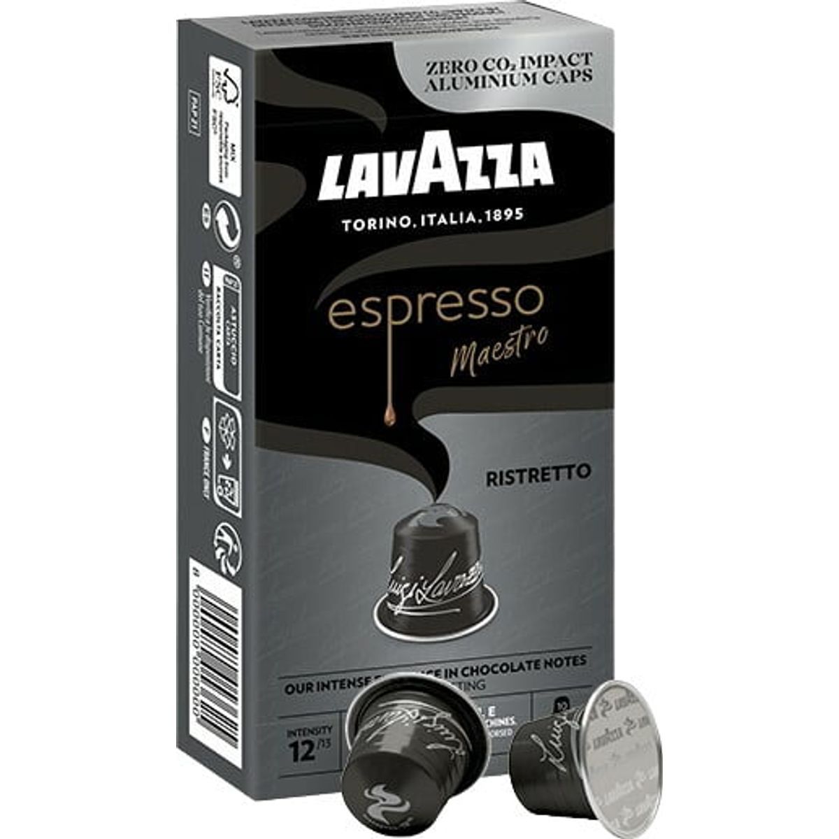 Lavazza - Maestro Ristretto (10 stk) - Kapsler til Nespresso