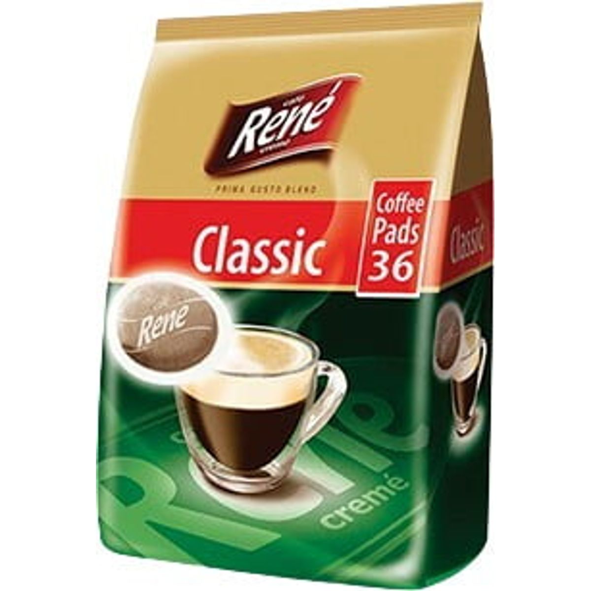 Café René - Classic (36 stk) - Puder til Senseo