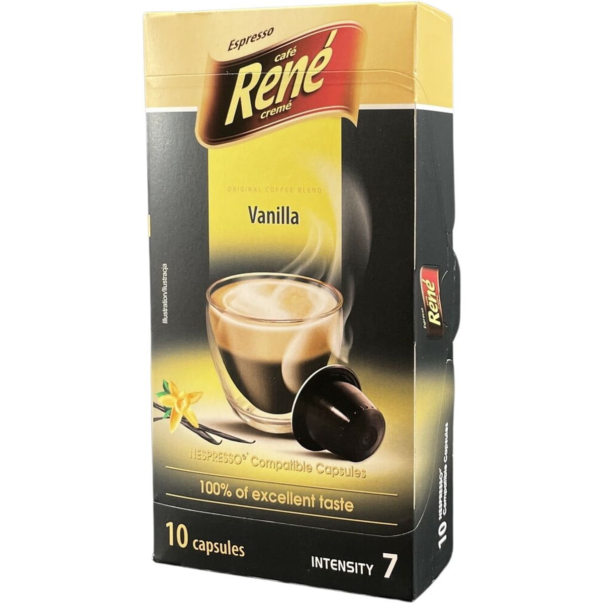 Café René - Vanilla (10 stk) - Kapsler til Nespresso