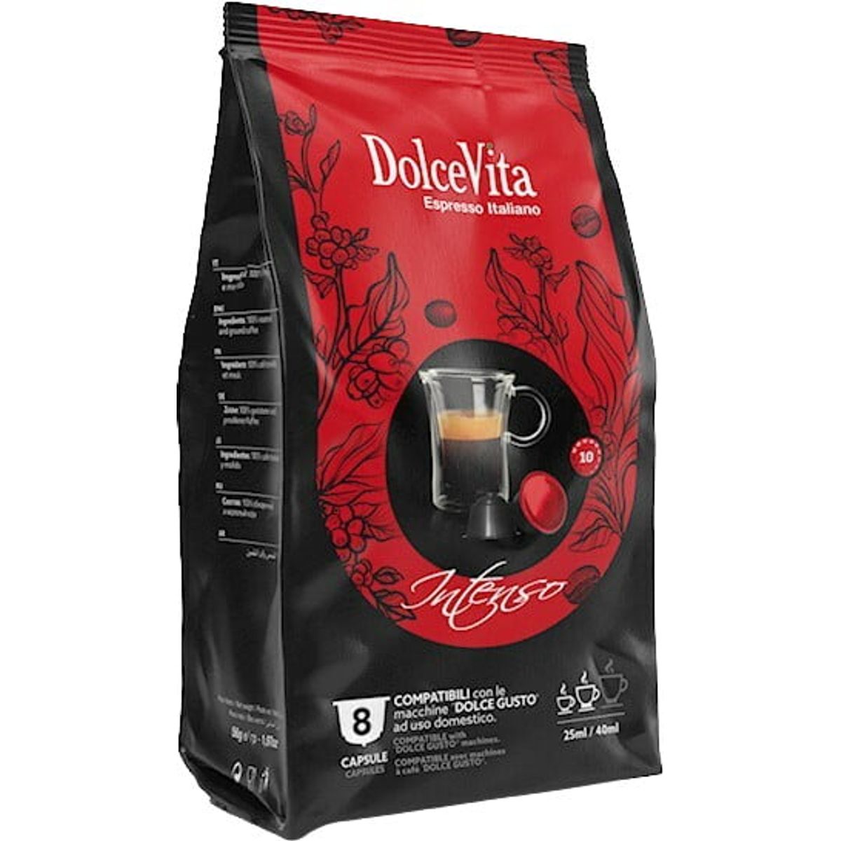 Dolce Vita - Intenso (8 stk) - Kapsler til Dolce Gusto