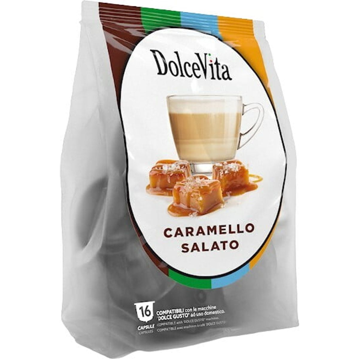 Dolce Vita - Saltkaramel (16 stk) - Kapsler til Dolce Gusto