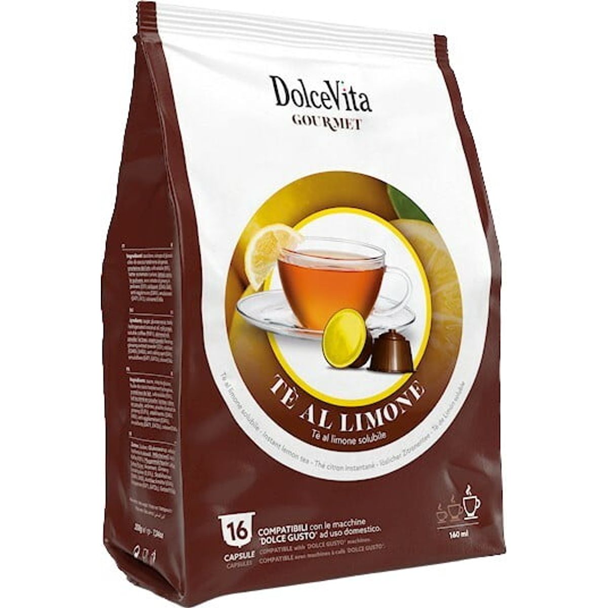 Dolce Vita - Lemon Tea (16 stk) - Kapsler til Dolce Gusto