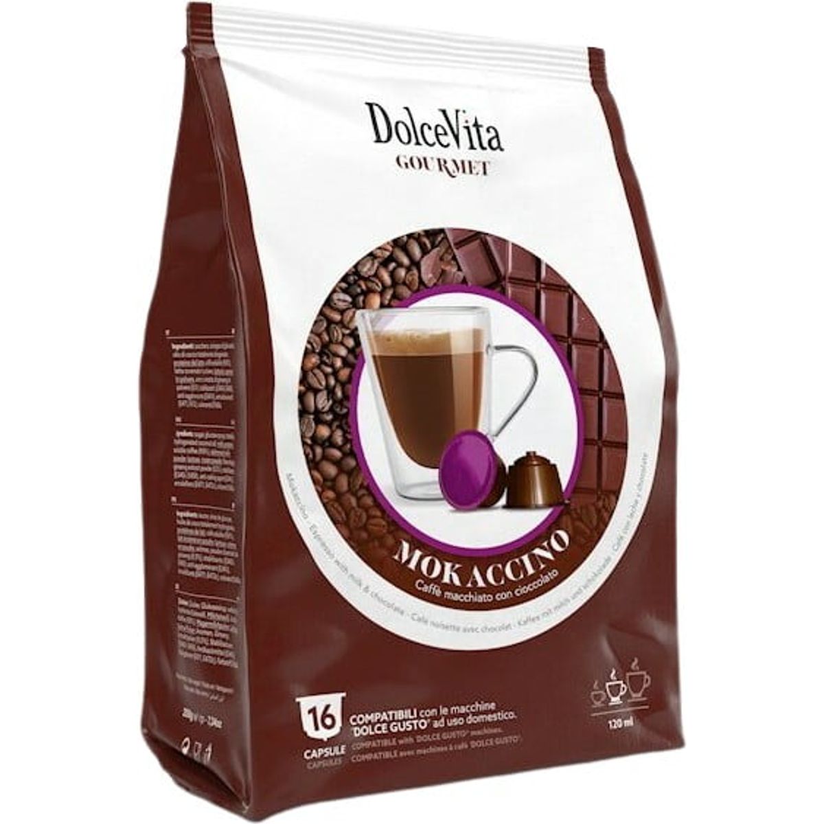 Dolce Vita - Mokaccino (16 stk) - Kapsler til Dolce Gusto