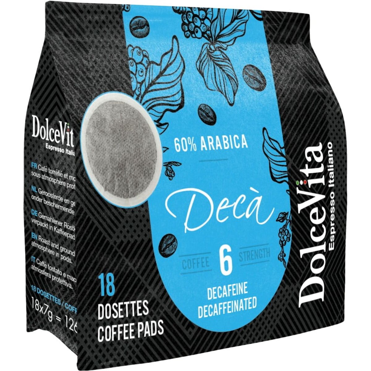 Dolce Vita - Decaffeinato - Dolce Vita (18 stk) - Puder til Senseo