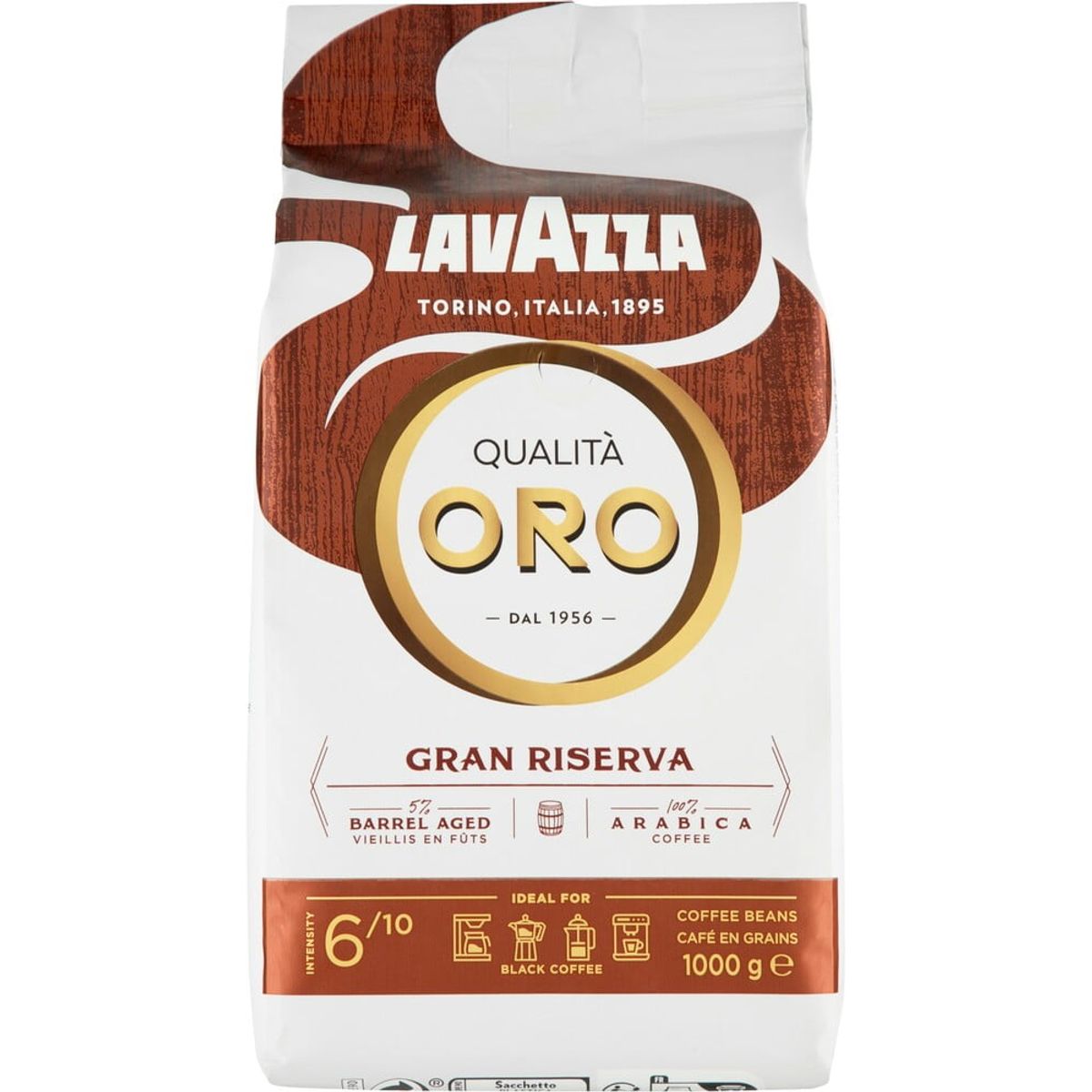 Lavazza - Qualità Oro Gran Riserva (1000g) - Kaffebønner