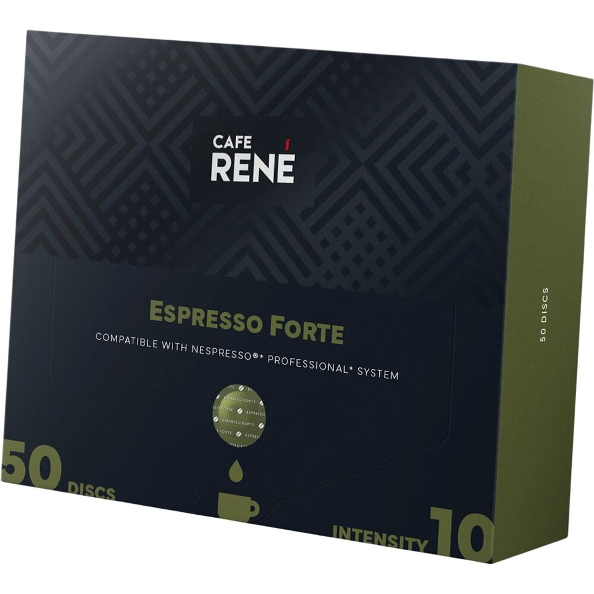 Café René - Espresso Forte (50 stk) - Kapsler til Nespresso Pro