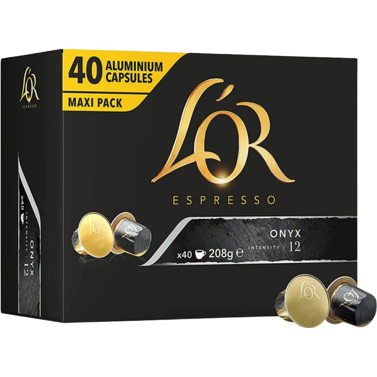 L´OR - Onyx (40 stk) - Kapsler til Nespresso