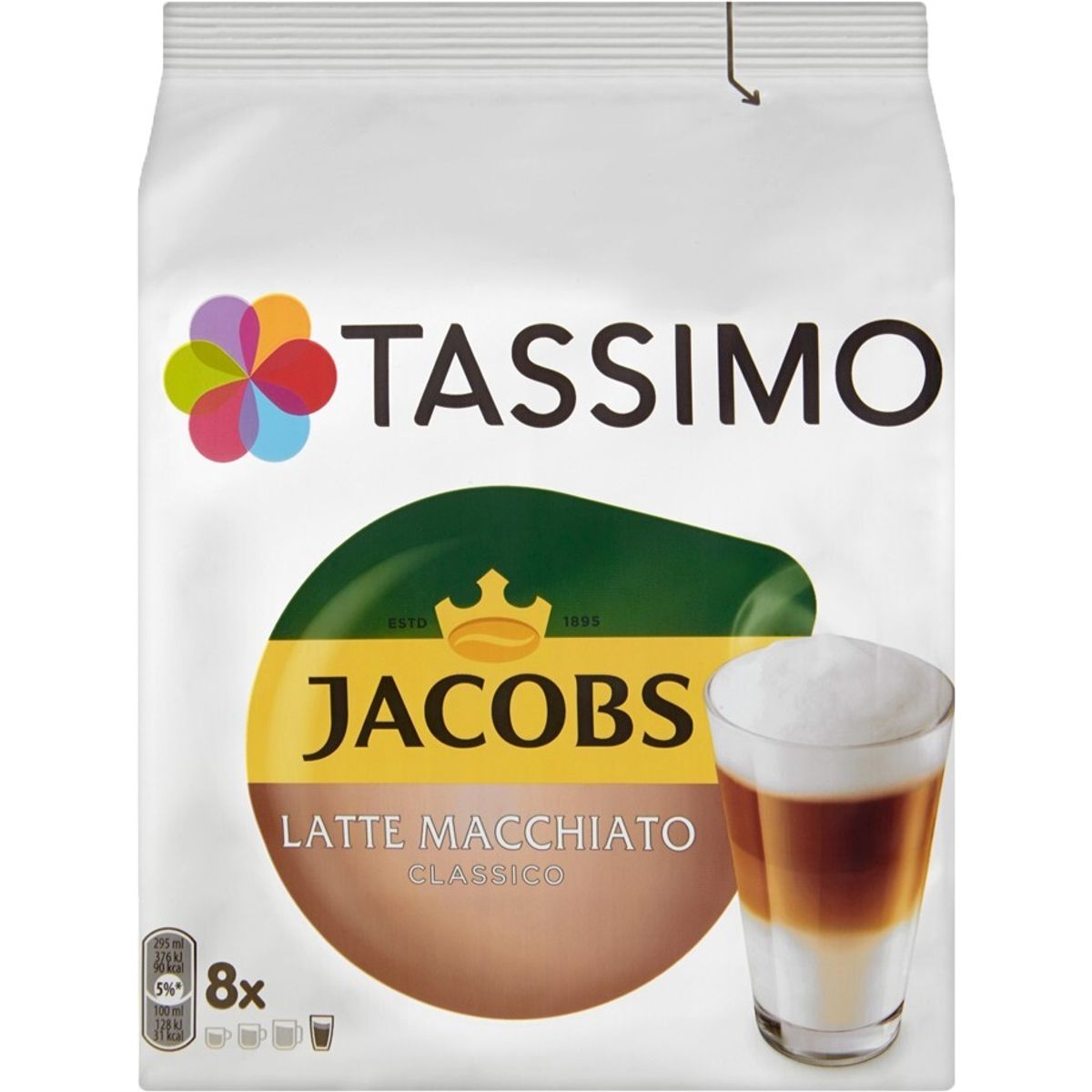 Jacobs - Latte Macchiato (8 stk) - Kapsler til Tassimo