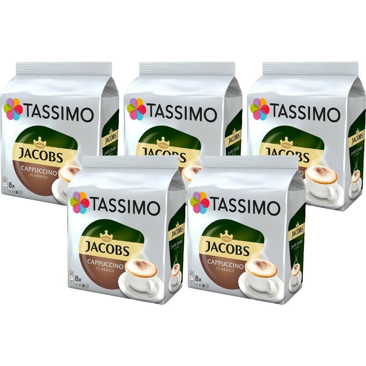 Jacobs - Cappuccino Classico (40 stk) - Kapsler til Tassimo