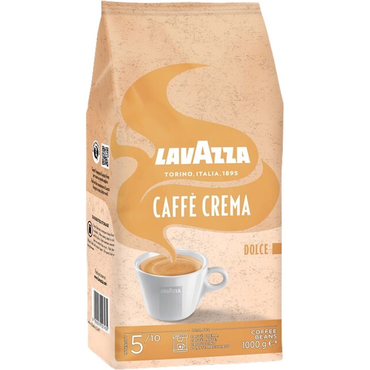 Lavazza - Crema Dolce (1000g) - Kaffebønner