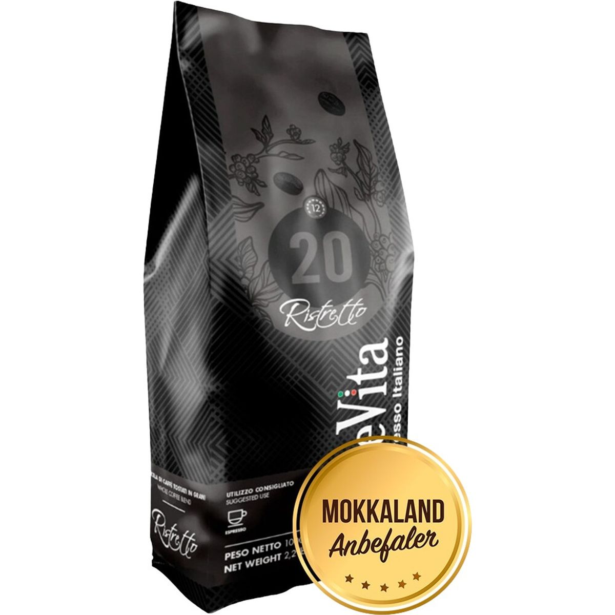 Dolce Vita - Ristretto (1000g) - Kaffebønner