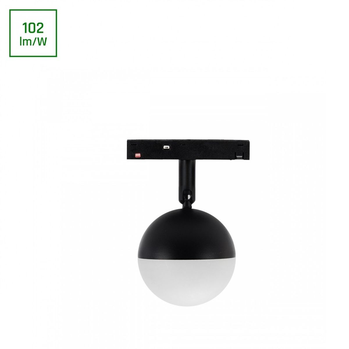 Shift Basic - Globe Kugle Lampe 90mm 10W 2700K Sort - Dæmpbar : Ikke dæmpbar, Kulør : Varm