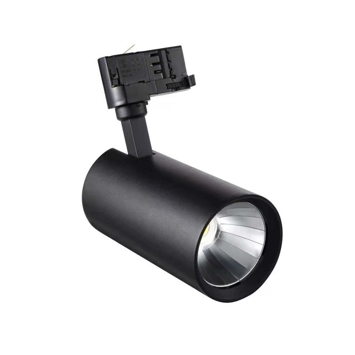 LEDlife sort skinnespot 24W - Flicker free, 125lm/w, 3-faset - Kulør : Varm, Spredning : 38 °