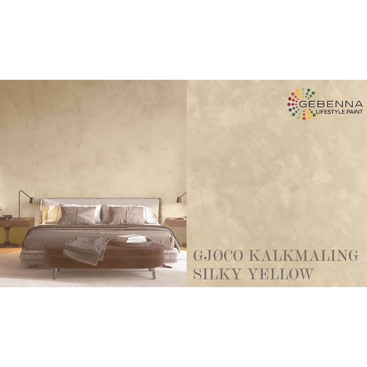 Kalkmaling 12081 Silky Yellow 2,7 l