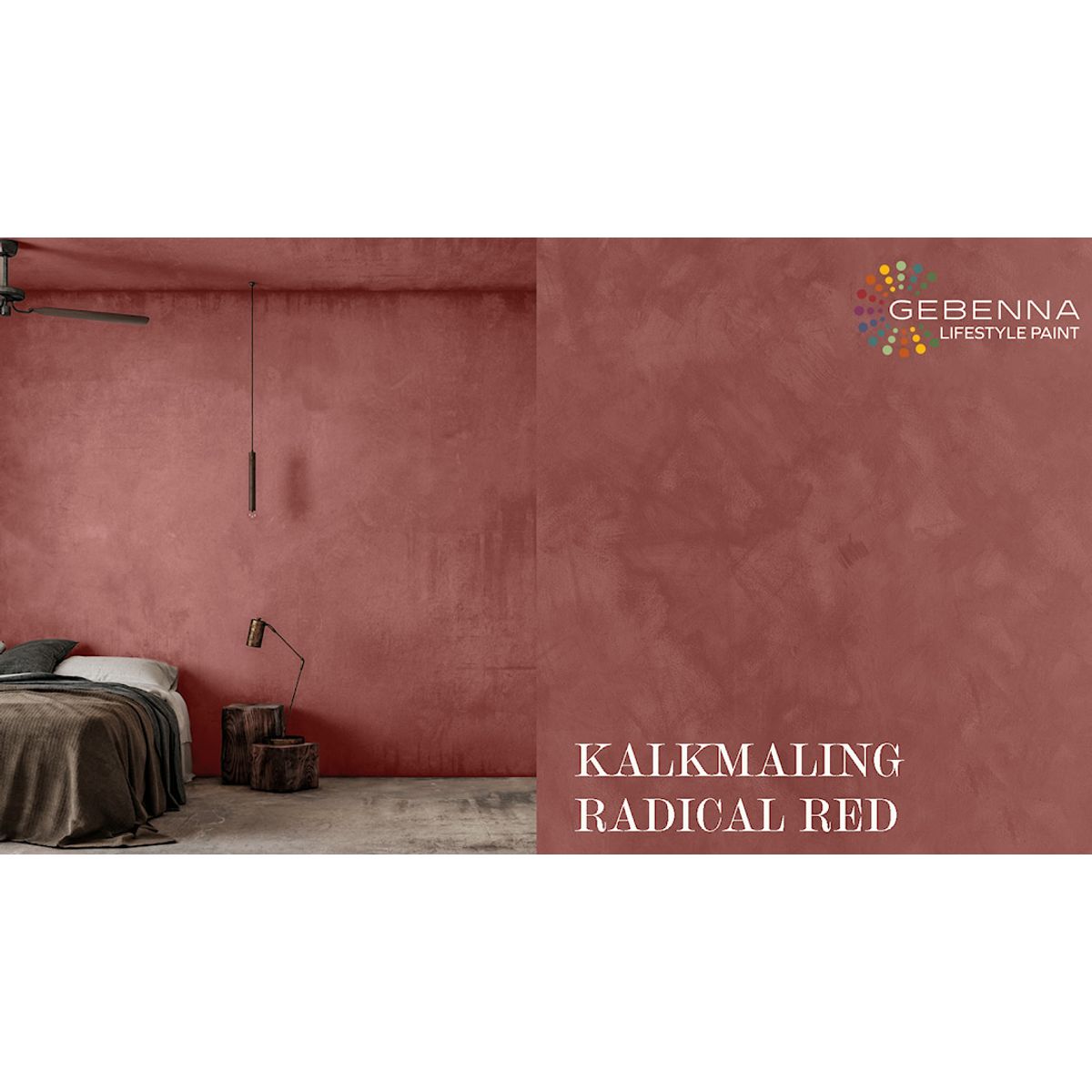 Gjøco Kalkmaling 11920 Radical Red 2,7 l