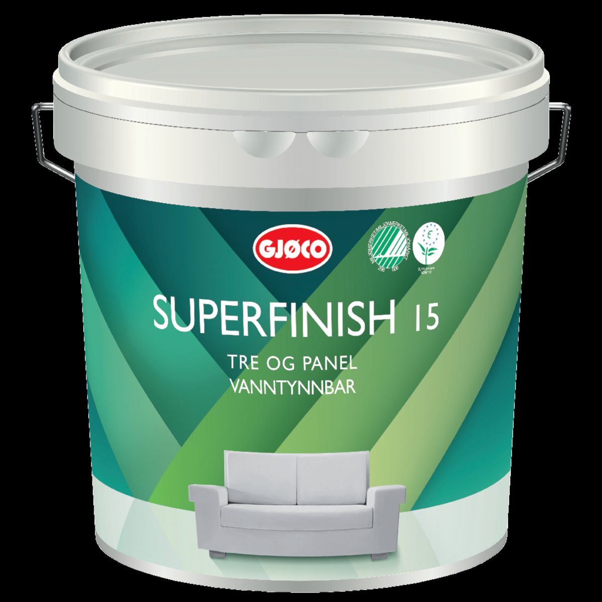 Superfinish 15 Træmaling: 2,7 liter