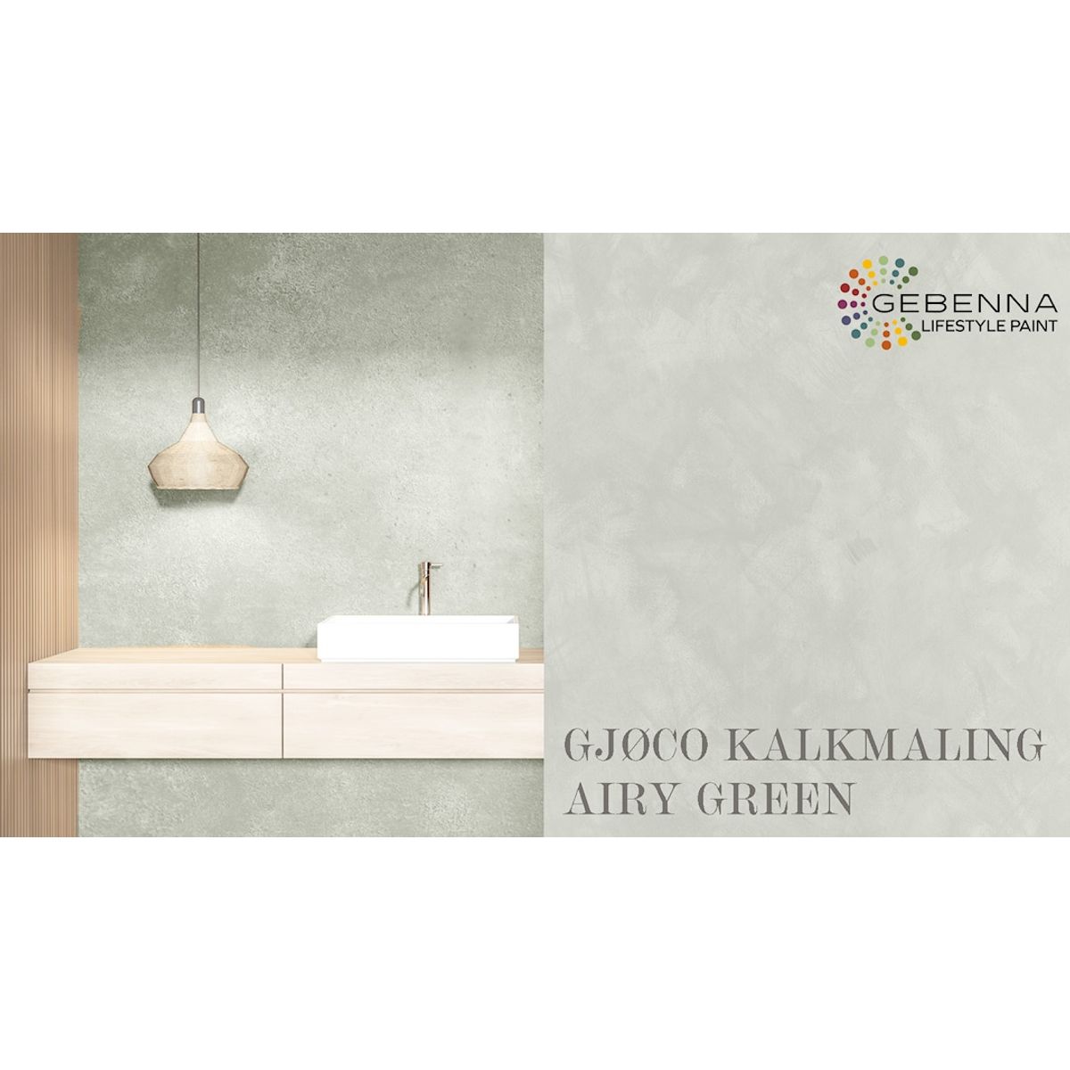 Kalkmaling 7626 Airy Green 0,68 l