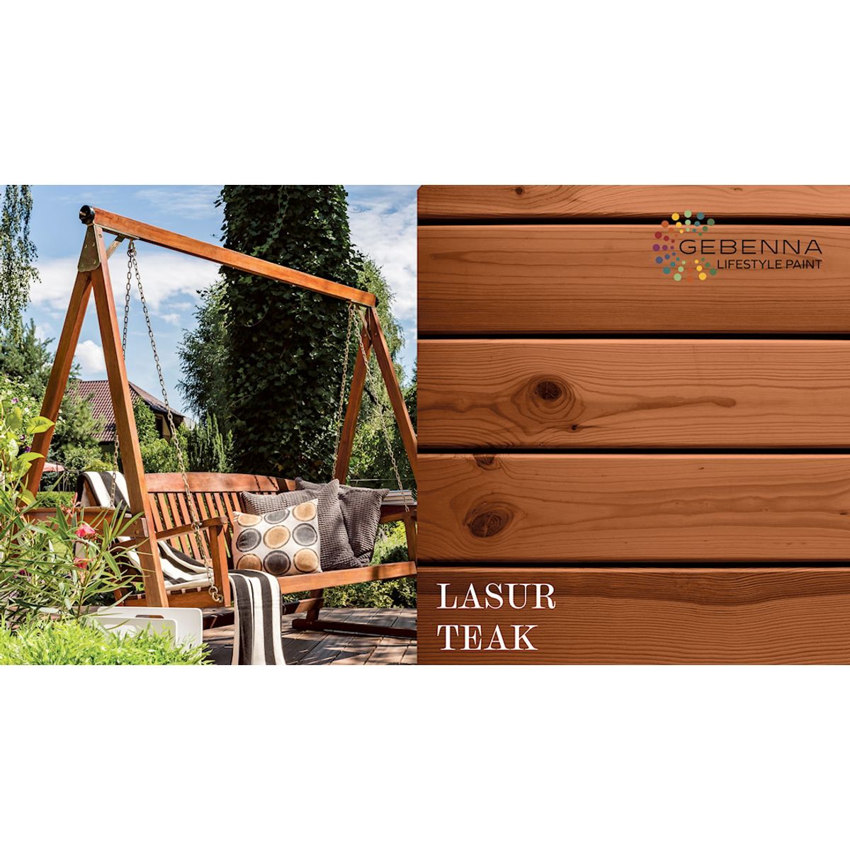 Lasur Træbeskyttelse: Teak 5 L