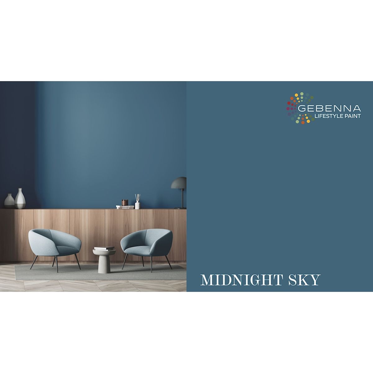 Gebenna Vægmaling: Midnight Sky 2,7 l