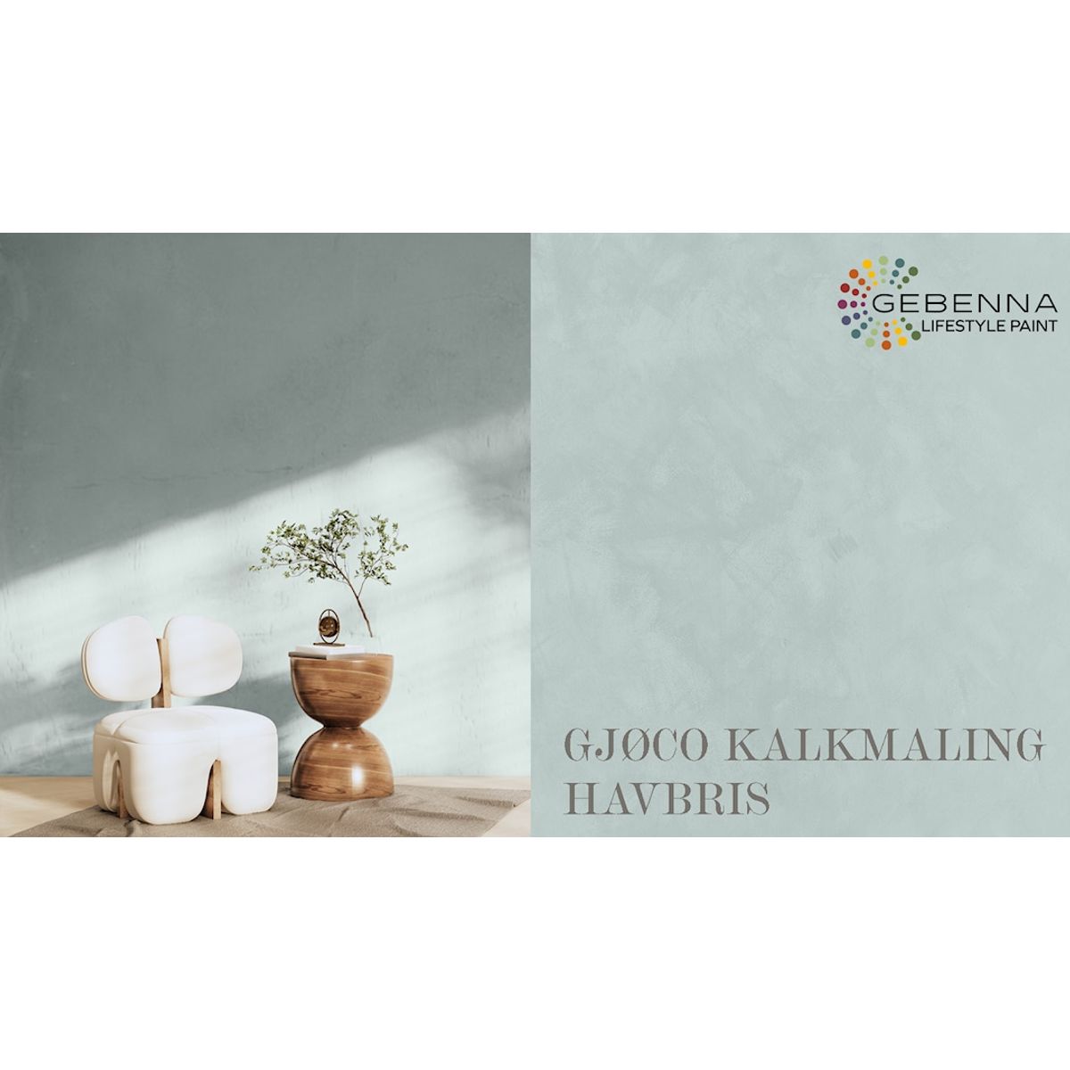 Kalkmaling 382 Havbris 0,68 l