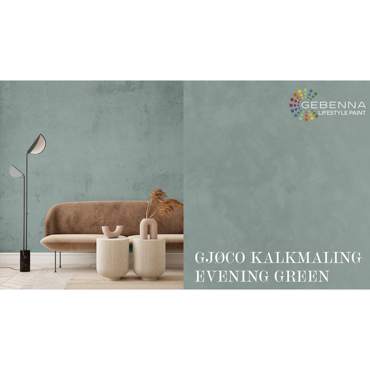 Kalkmaling 6352 Evening Green 0,68 l